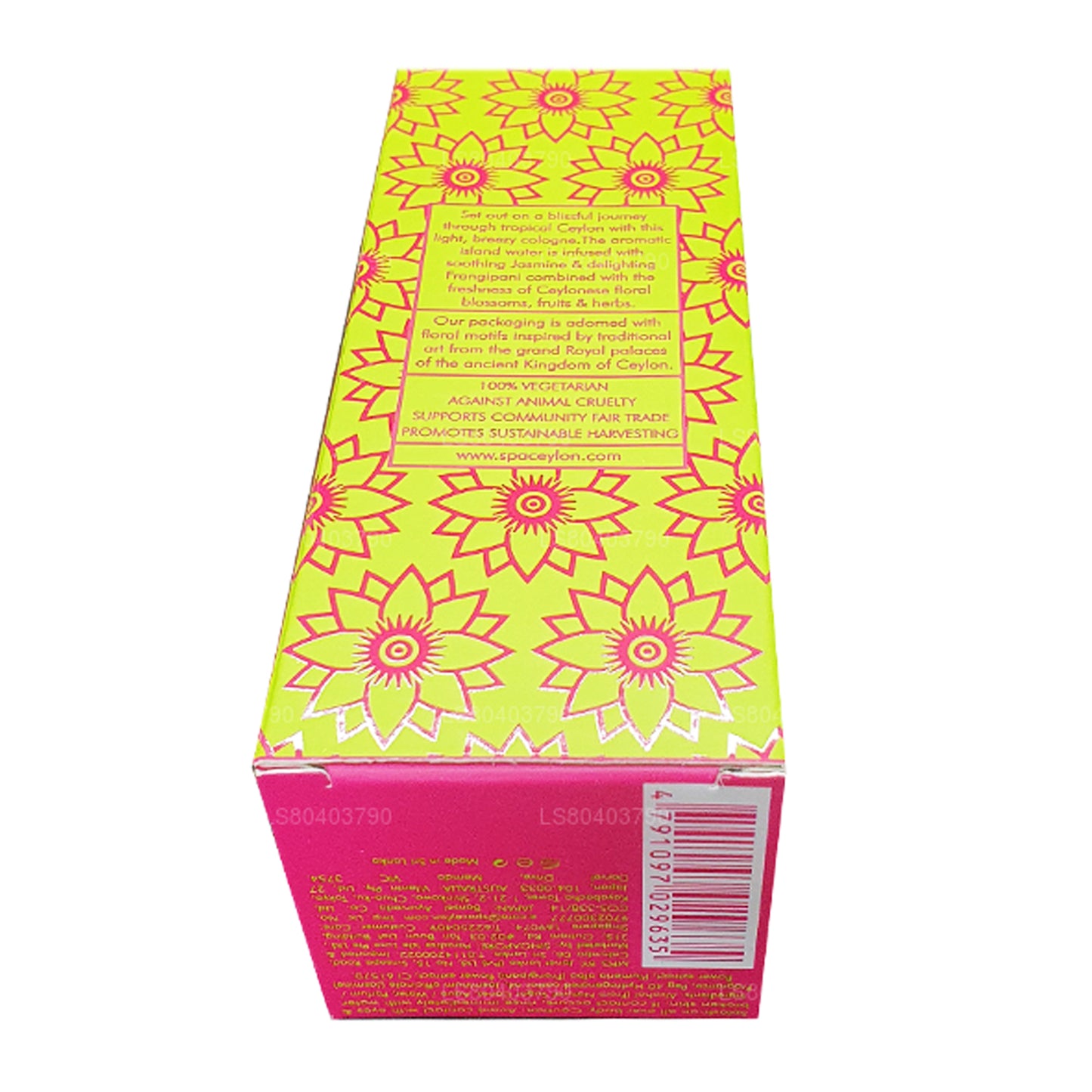 Spa Ceylon Jasmin Frangipani Eau de Ceylon (100 ml)