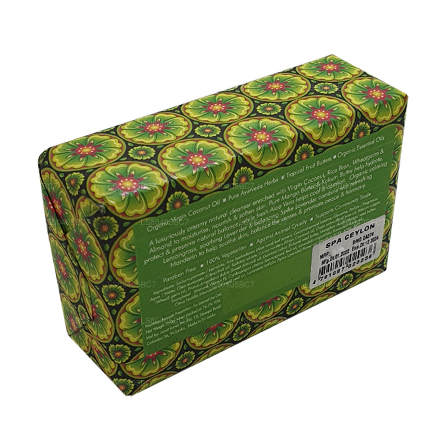 Spa Ceylon Citrongræs Mandarin Luksus Sæbe (250 g)