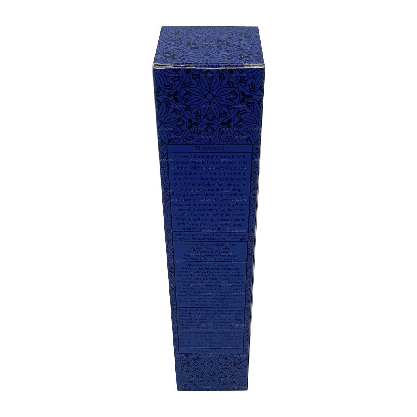 Spa Ceylon Neelayadi hovedbund og hår behandling olie (250 ml)