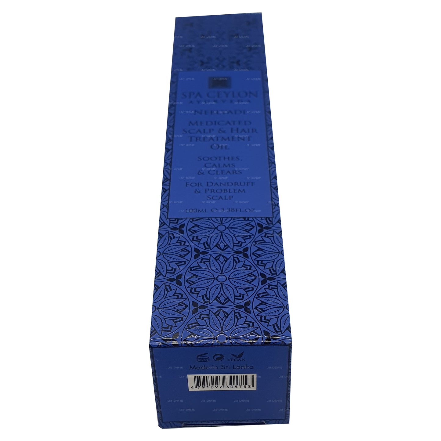Spa Ceylon Neelayadi hovedbund og hår behandling olie (250 ml)