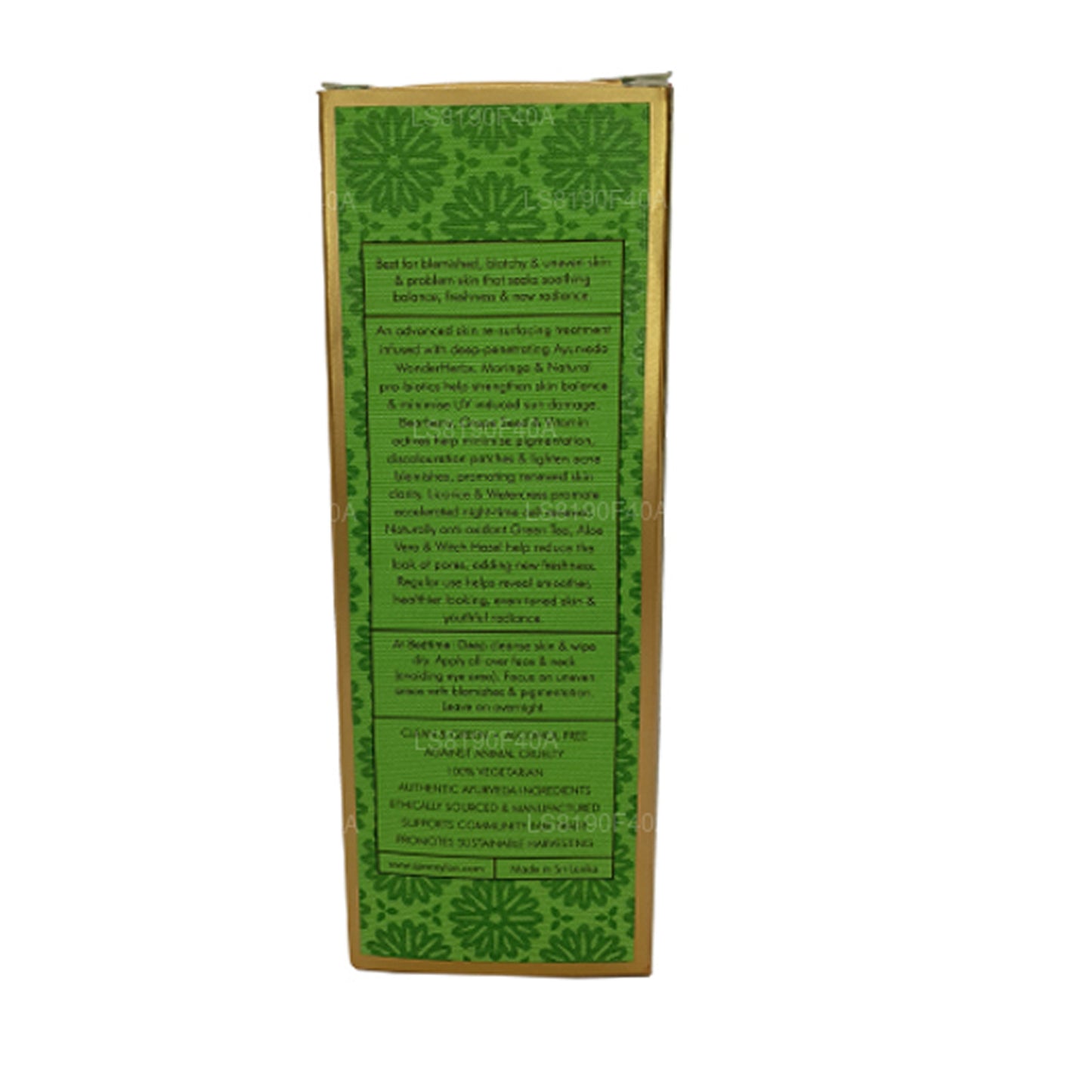 Spa Ceylon Skin Blance Moringa Urter Misfarvning Behandling Serum (60 ml)