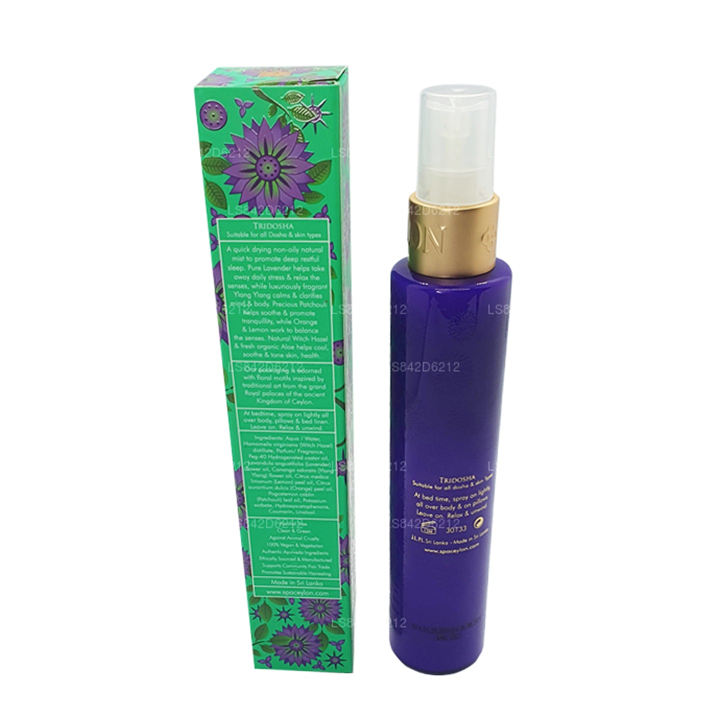 Spa Ceylon Sleep Krop- og Pudespray (100 ml)