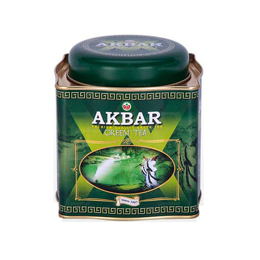 Akbar Classic Grøn Te Leaf Te (250 g) Tin