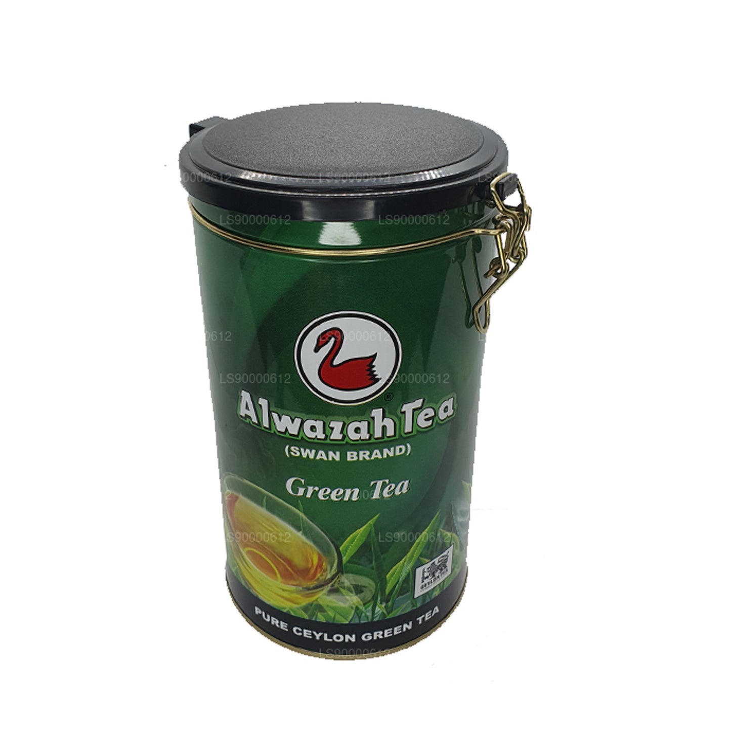 Alwazah Pure Ceylon Grøn Te Dåse (300g)
