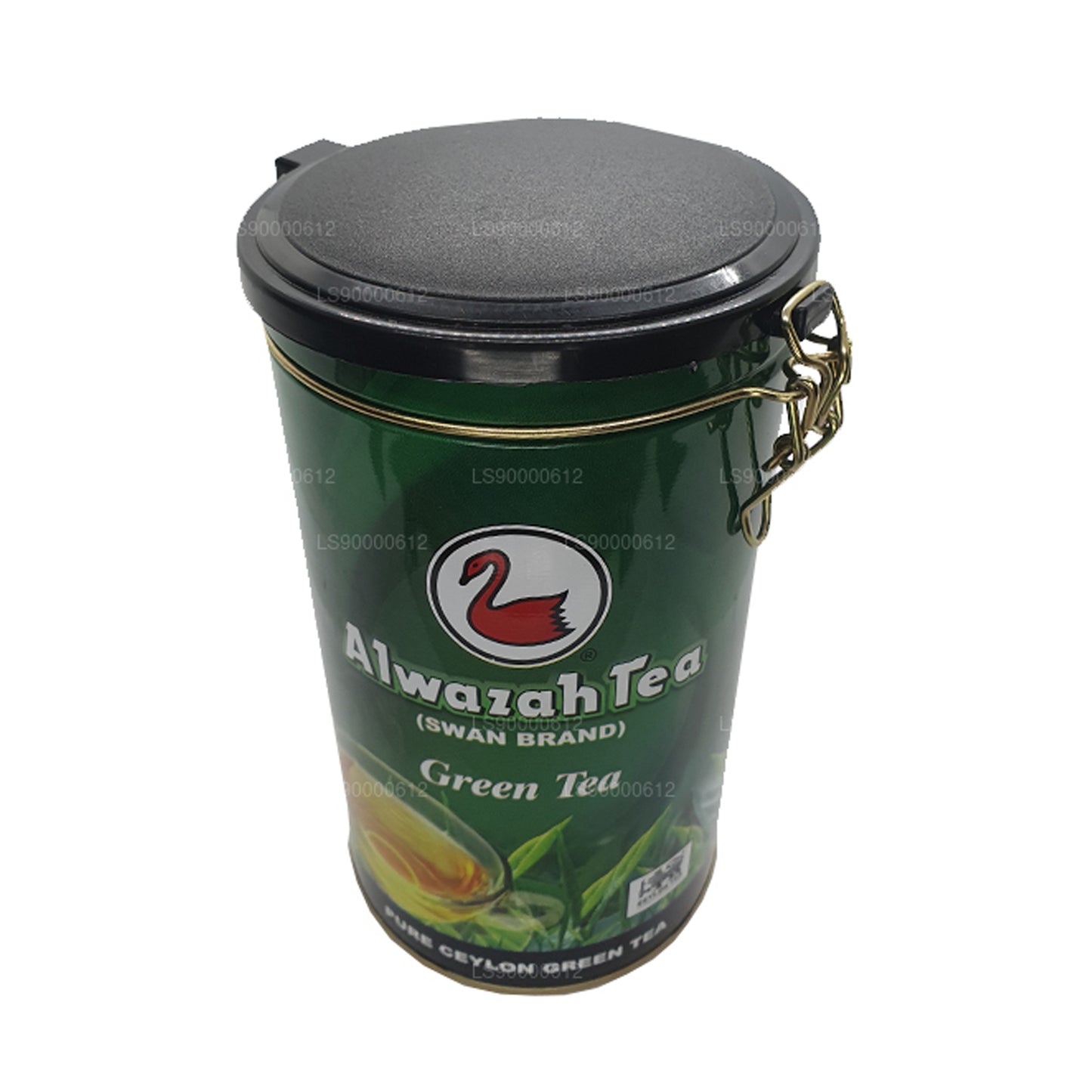 Alwazah Pure Ceylon Grøn Te Dåse (300g)