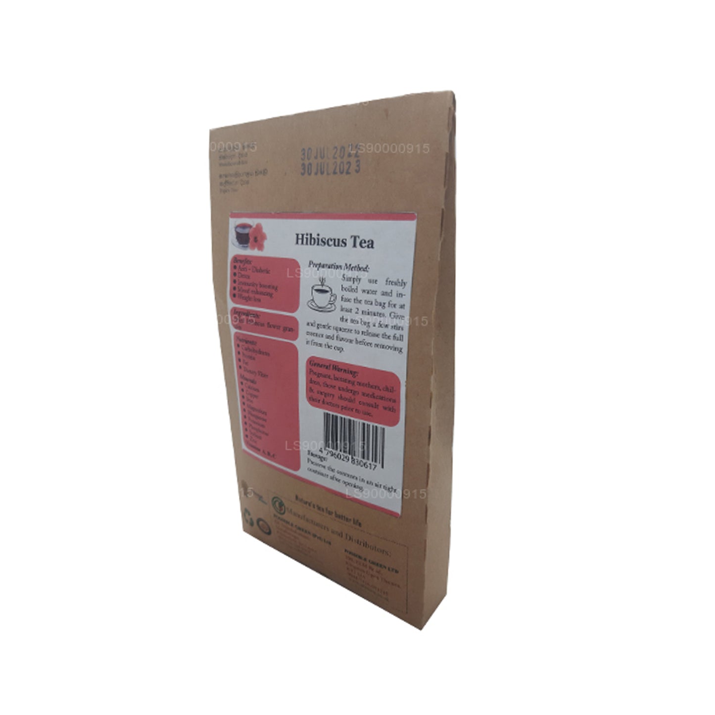 Lifetone Hibiscus Blomst Te (30g)