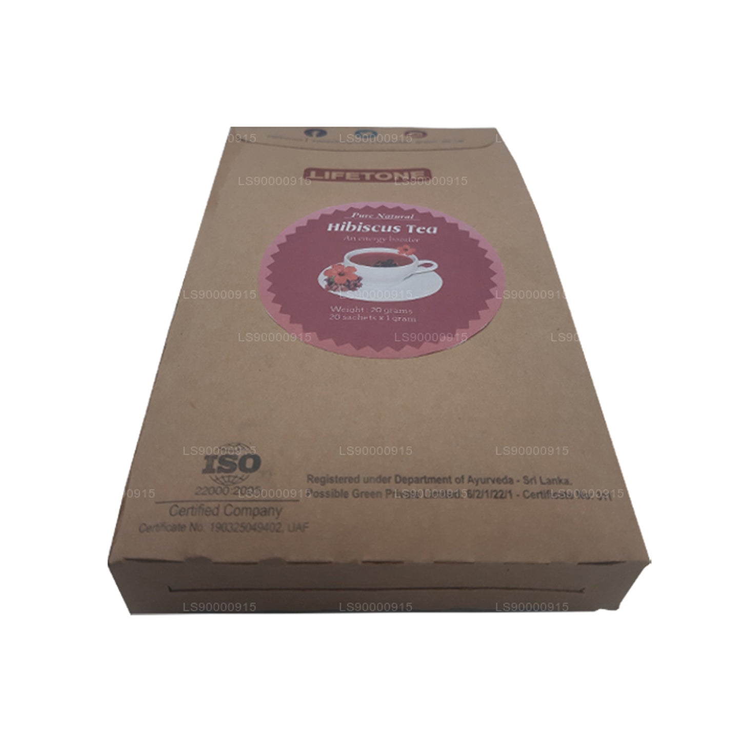 Lifetone Hibiscus Blomst Te (30g)