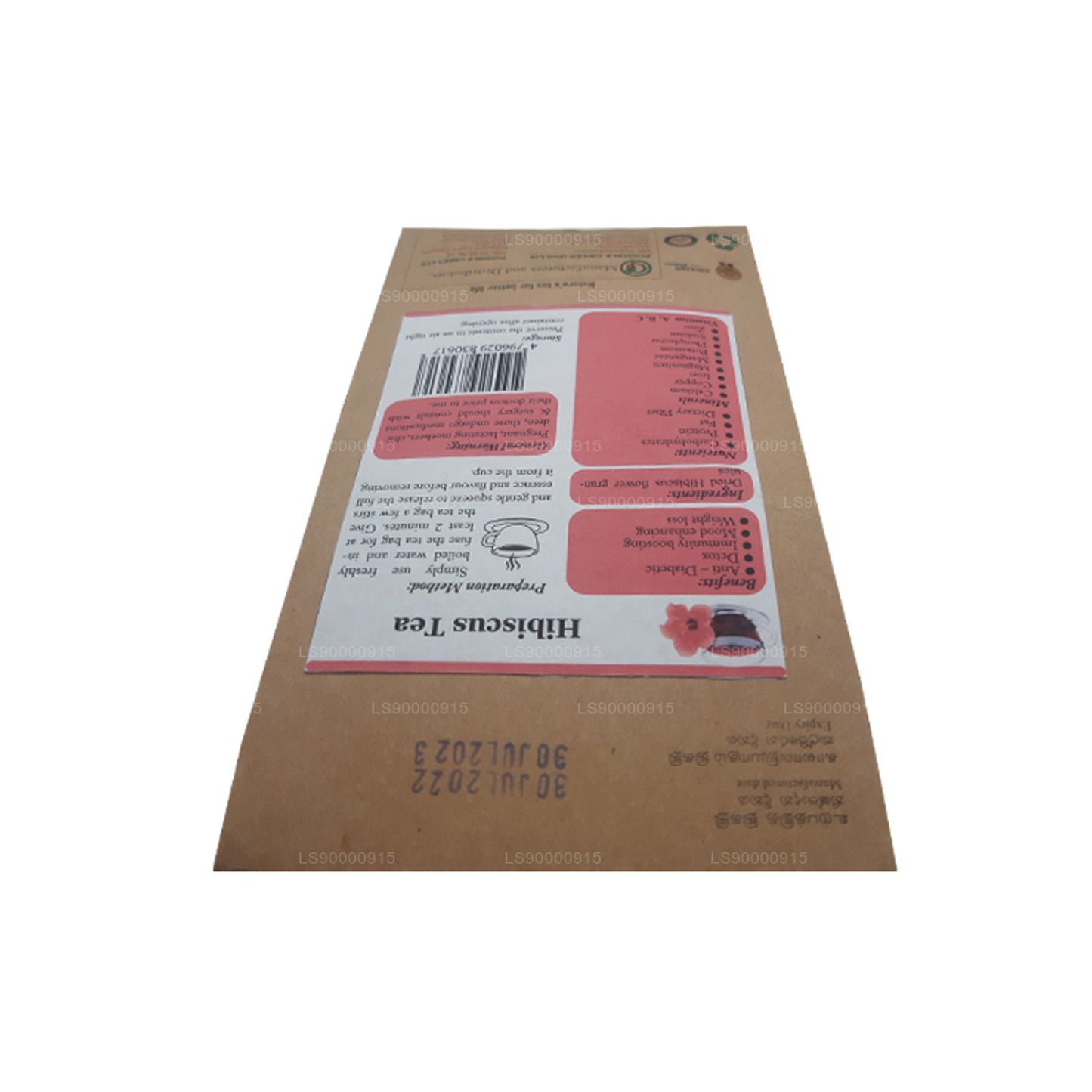 Lifetone Hibiscus Blomst Te (30g)