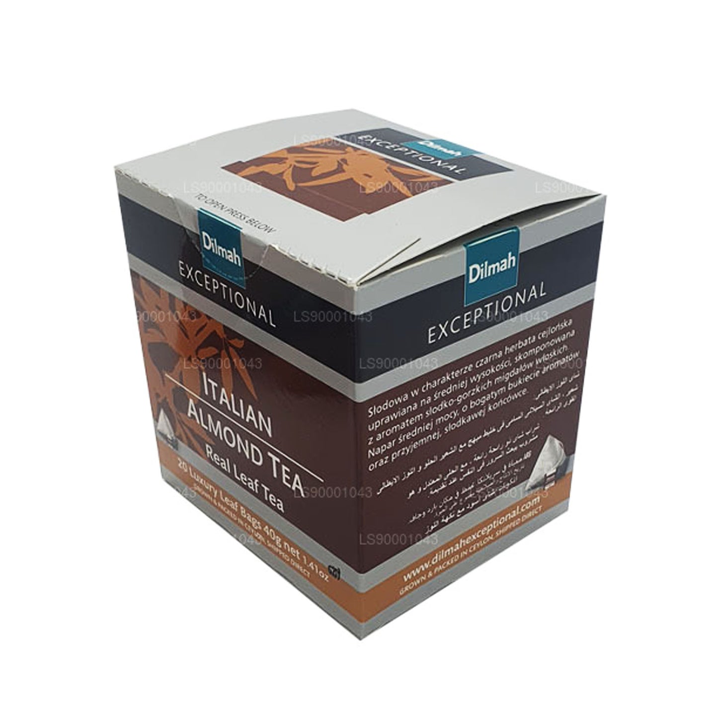Dilmah Exceptionel italiensk mandel ægte bladte (40 g) 20 teposer