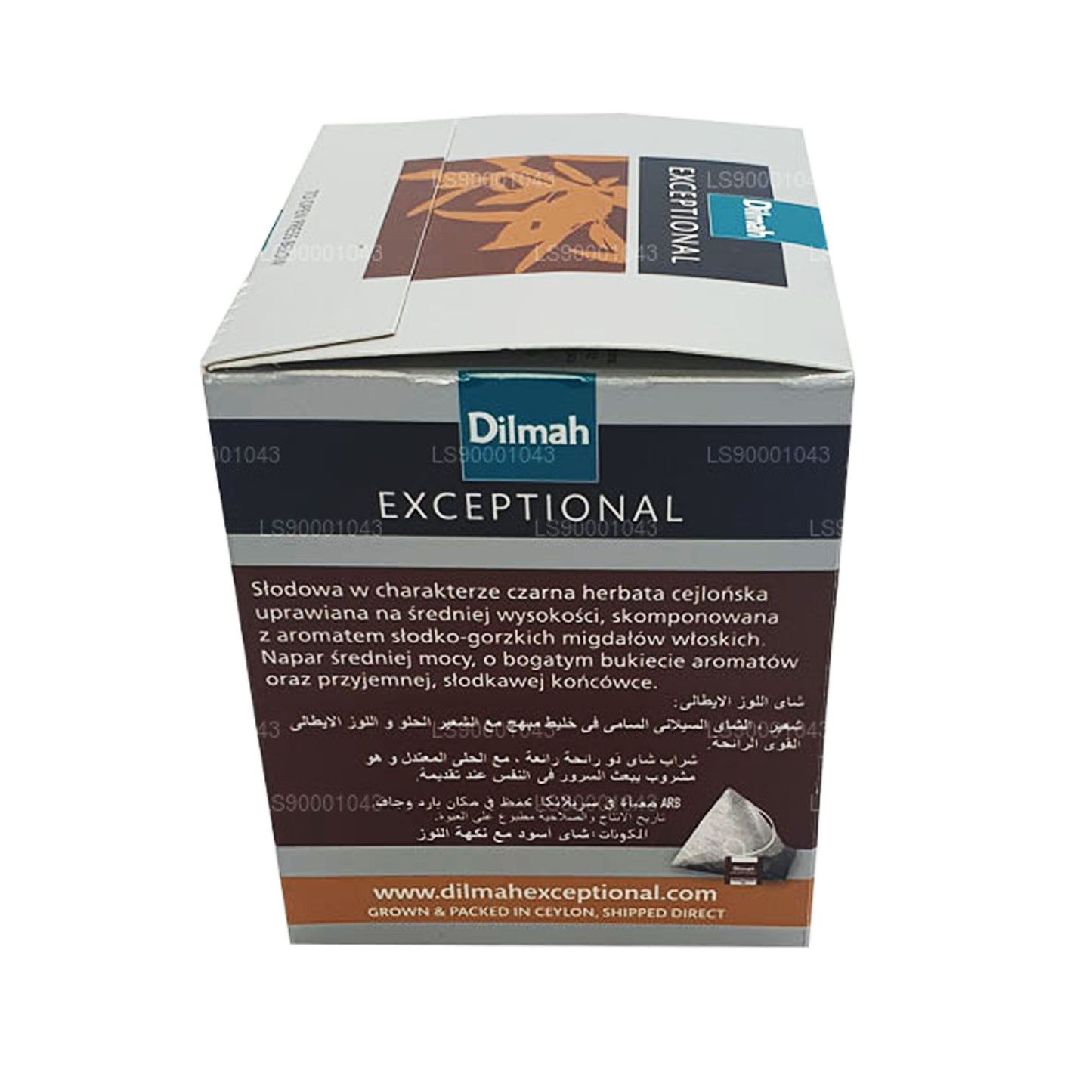 Dilmah Exceptionel italiensk mandel ægte bladte (40 g) 20 teposer