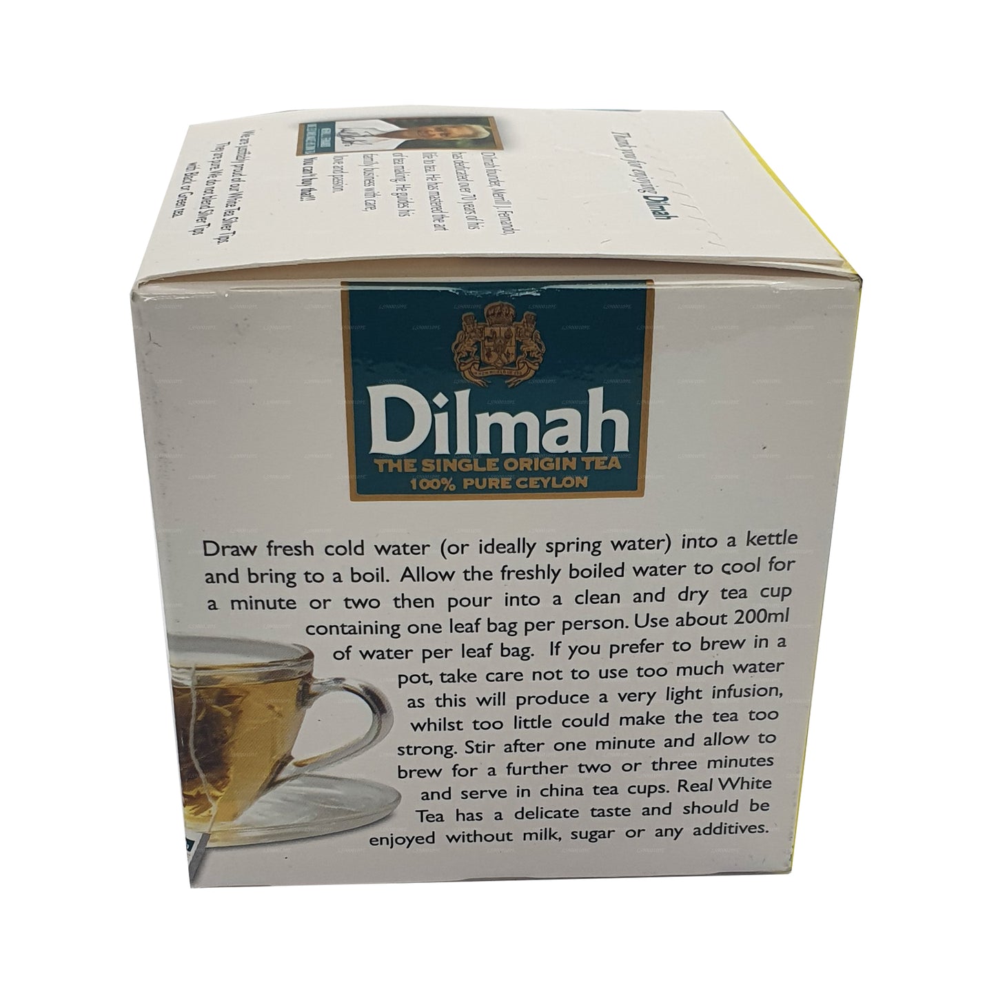 Dilmah ægte hvid te Ceylon Silver Tips (20g) 10 teposer
