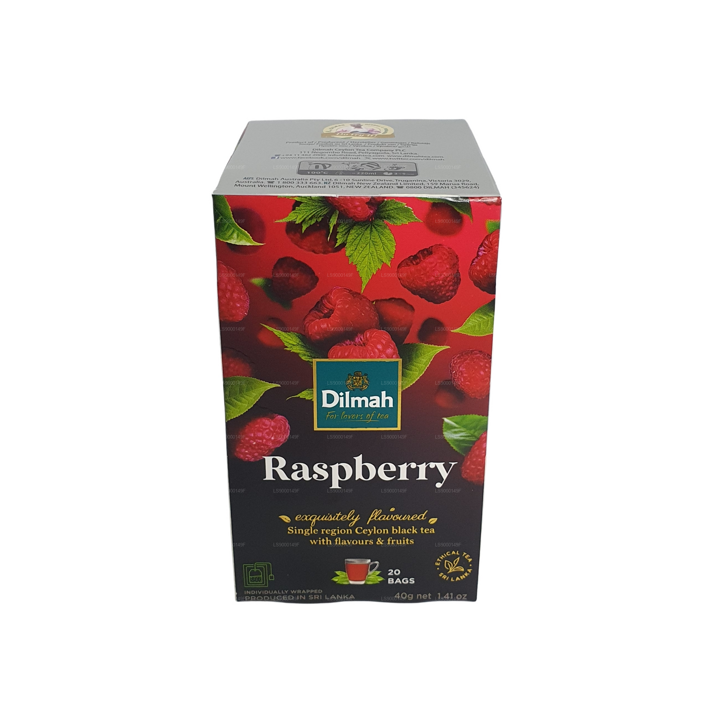Dilmah Hindbær (30g) 20 teposer