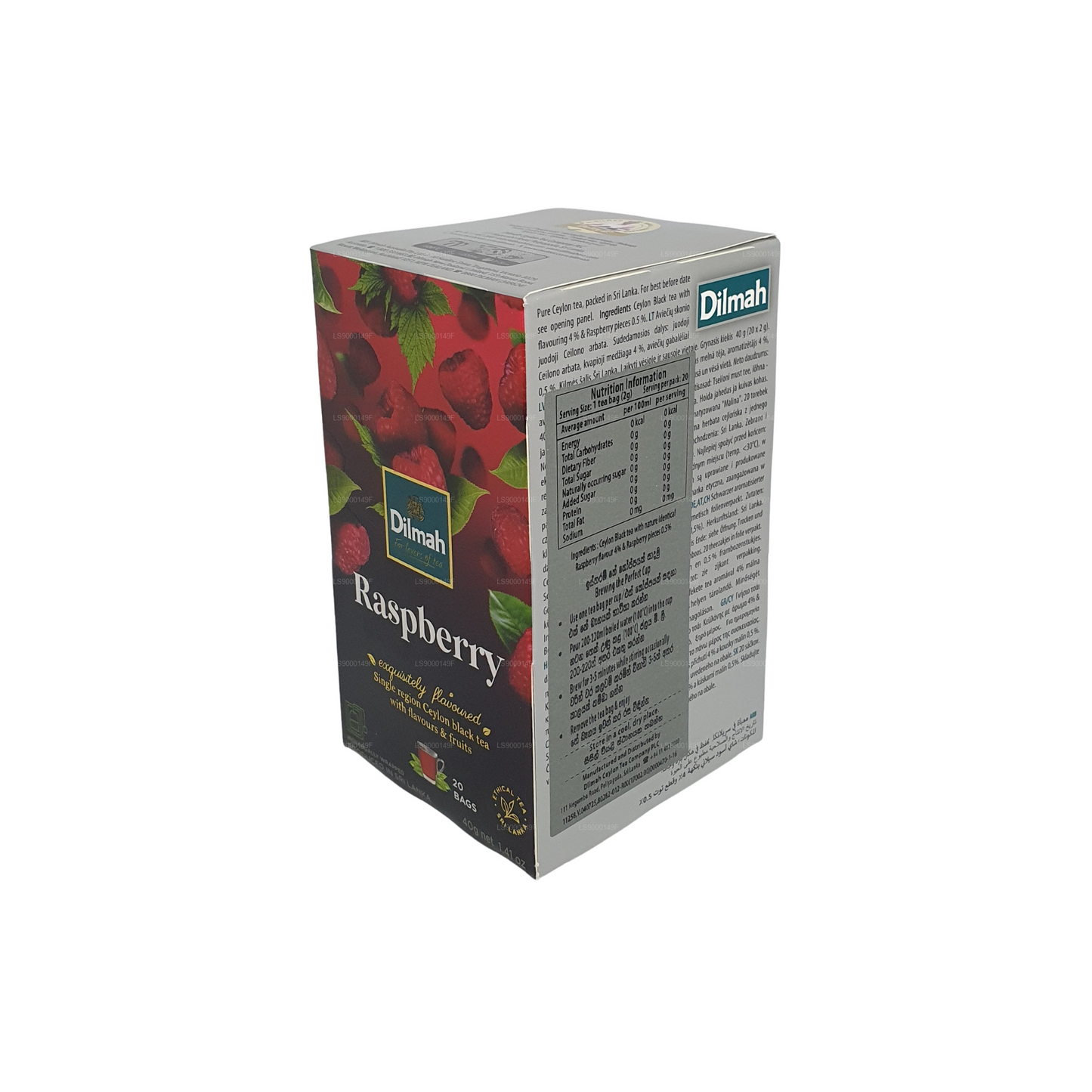 Dilmah Hindbær (30g) 20 teposer