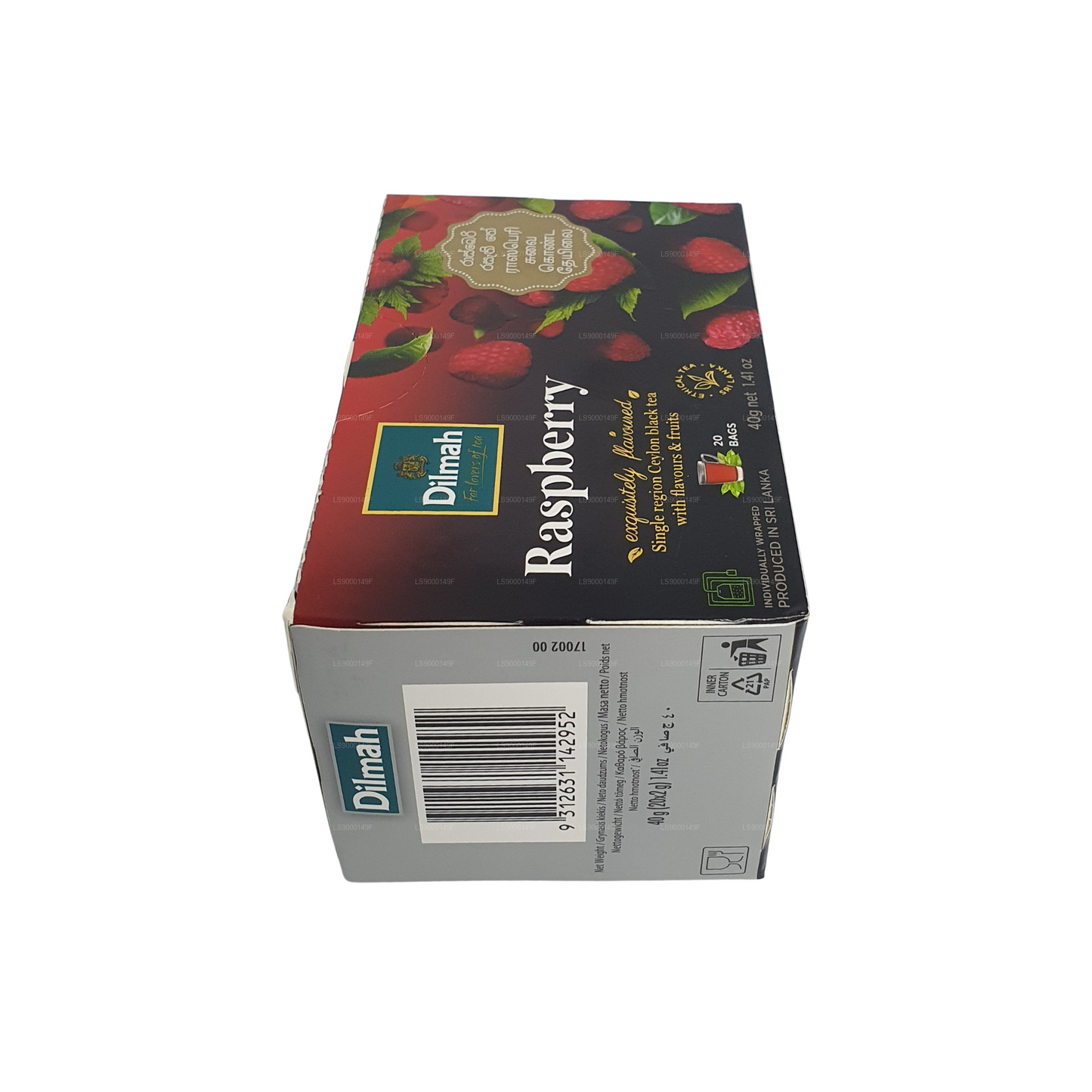 Dilmah Hindbær (30g) 20 teposer