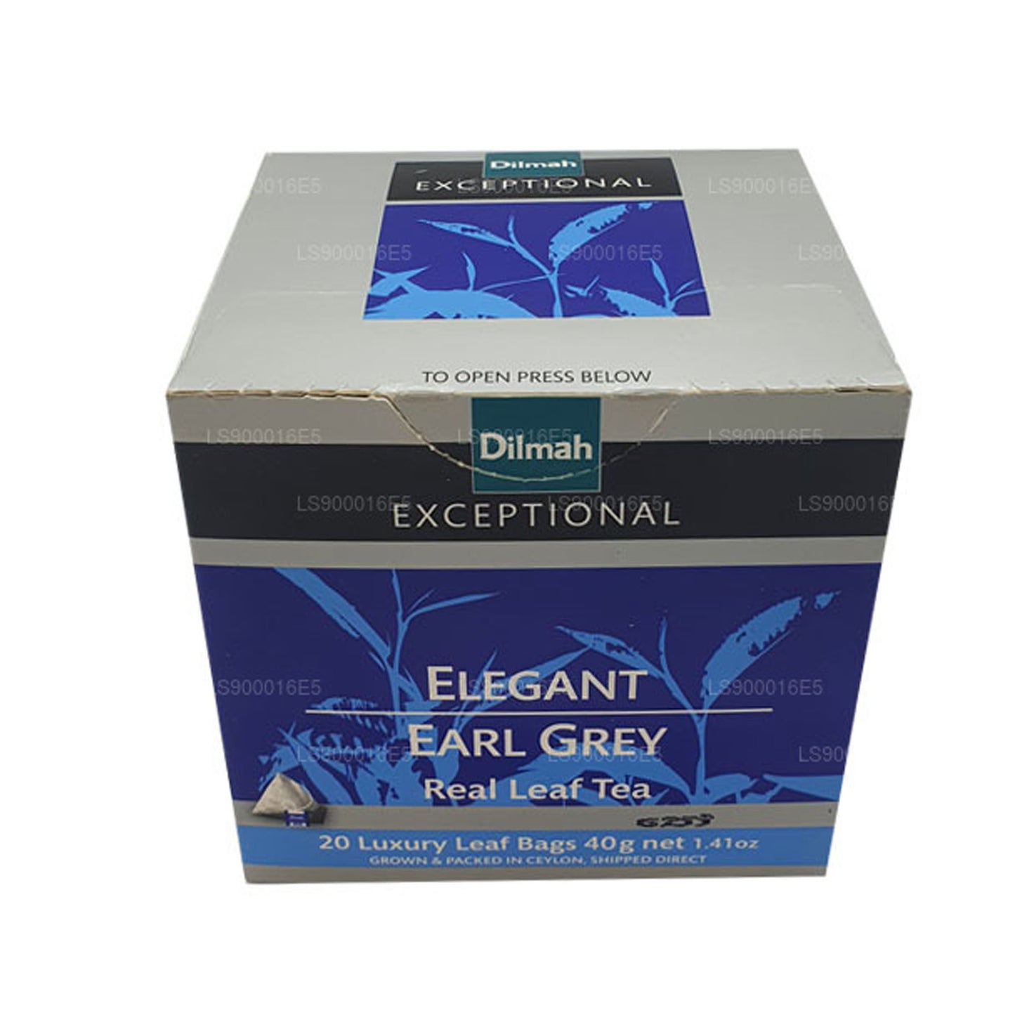 Dilmah Enestående Elegant Earl Grey Ægte Leaf Te (40g) 20 teposer