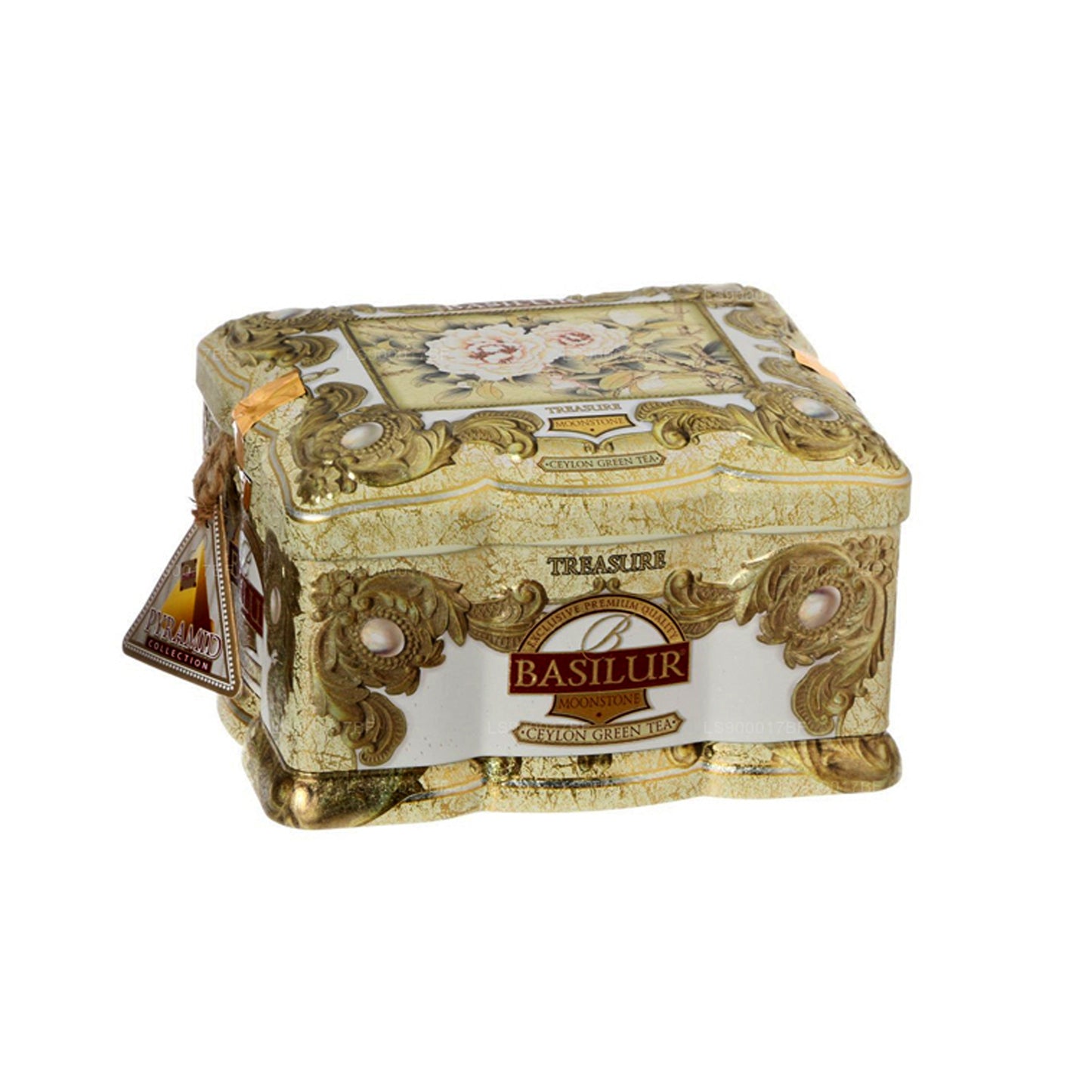 Basilur Treasure Moonstone Ceylon grøn te (100 g)