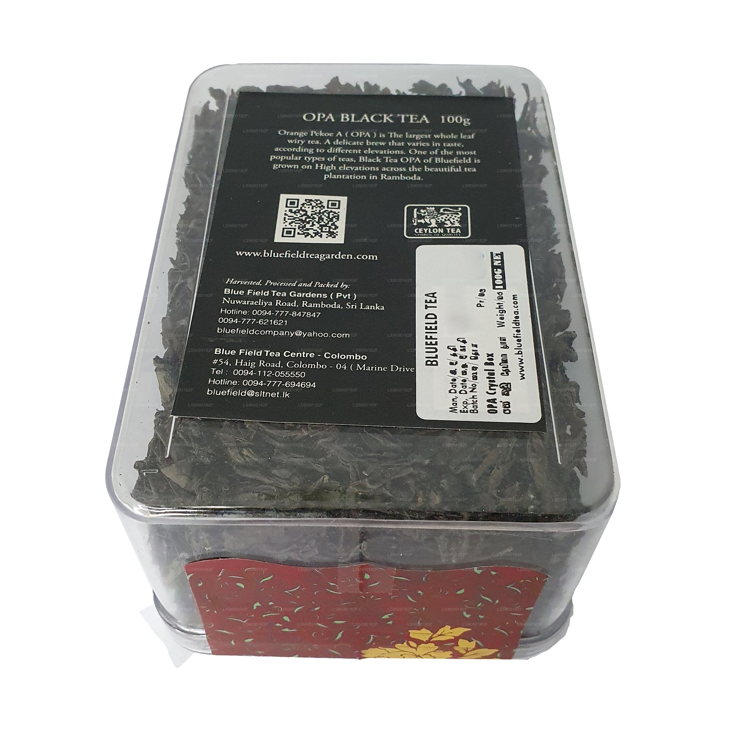 Bluefield Evening Delight OPA-kvalitet sort te (100 g)