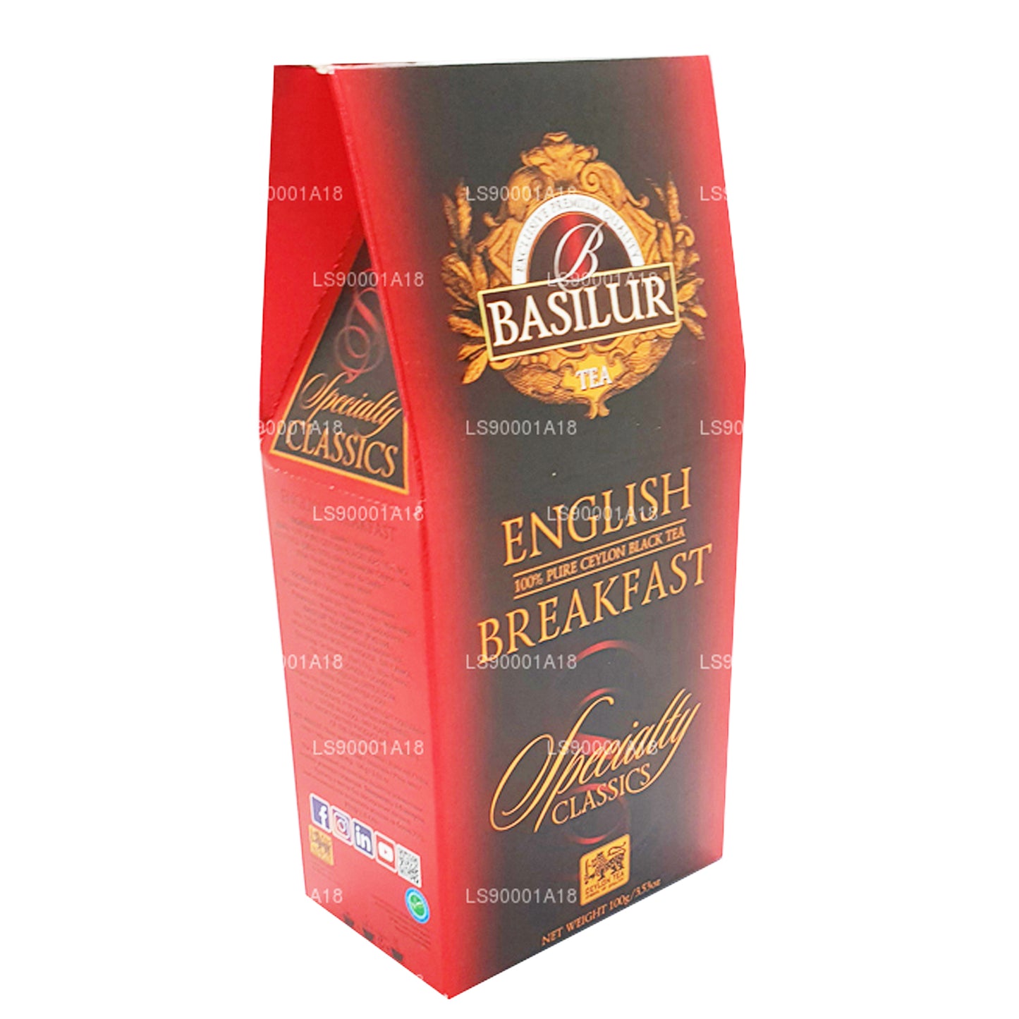 Basilur Specialty Classics Engelsk morgenmad (100 g)