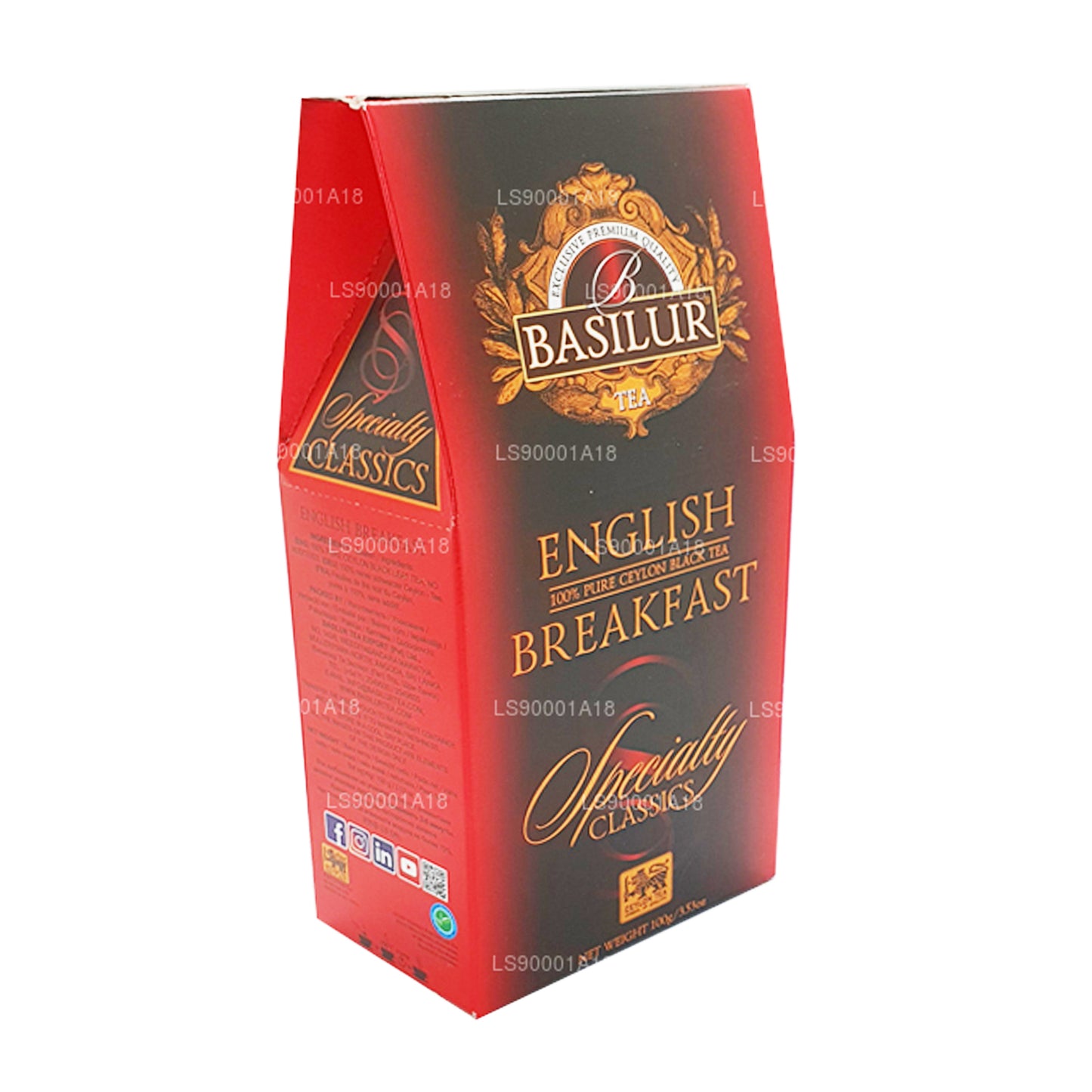Basilur Specialty Classics Engelsk morgenmad (100 g)