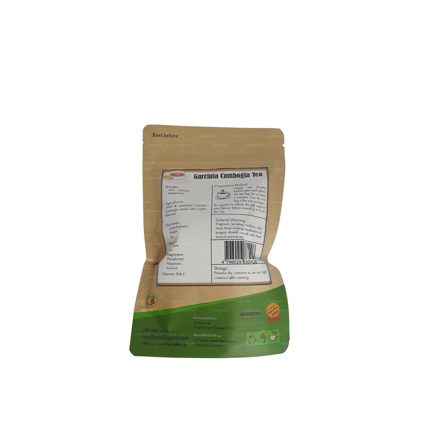 Lifetone Garcinia Cambogia Tea (40g)