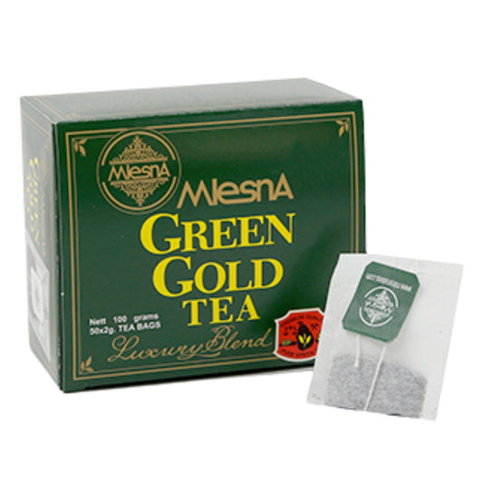 Mlesna Grøn Guld Te (100g) 50 Tebreve