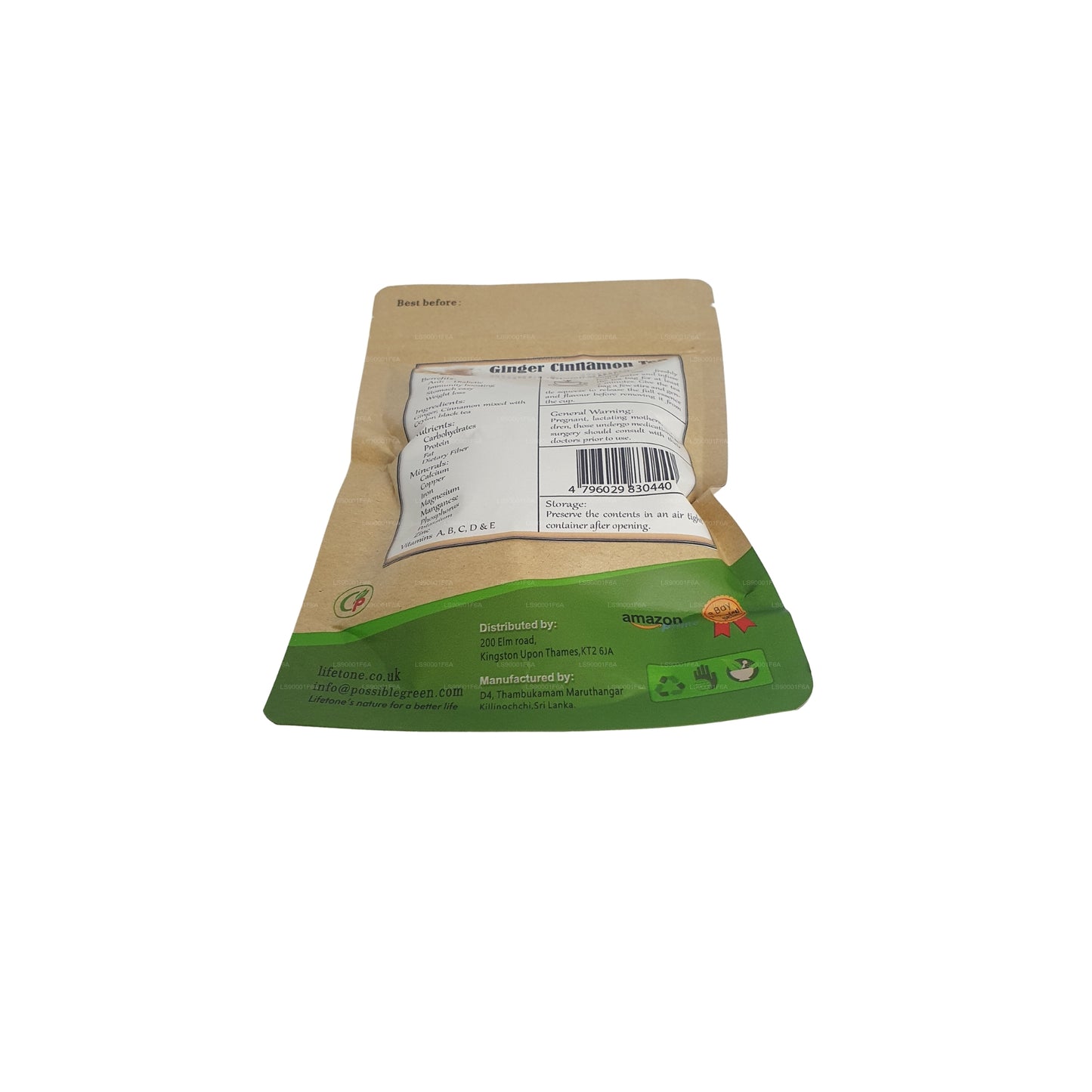 Lifetone Cinnamon Ginger Tea (40g)