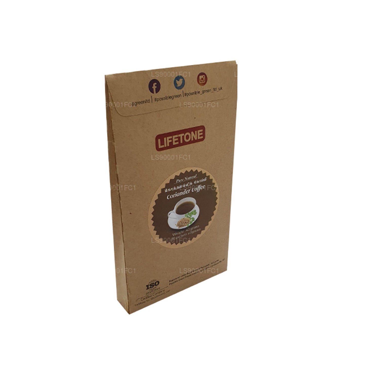 Lifetone Korianderfrøkaffe (40g) 20 breve