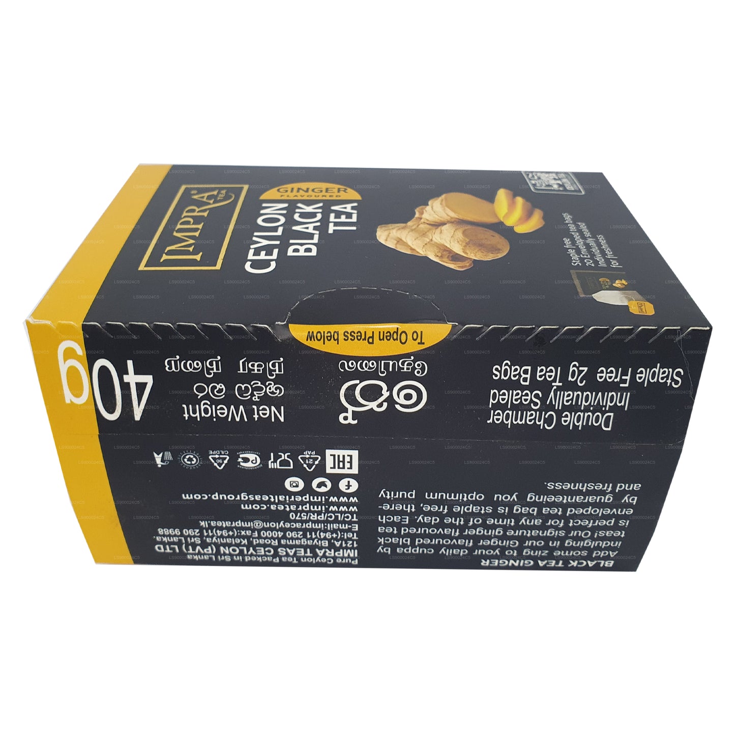 Impra Ginger Folie Pack (40 g) 20 teposer