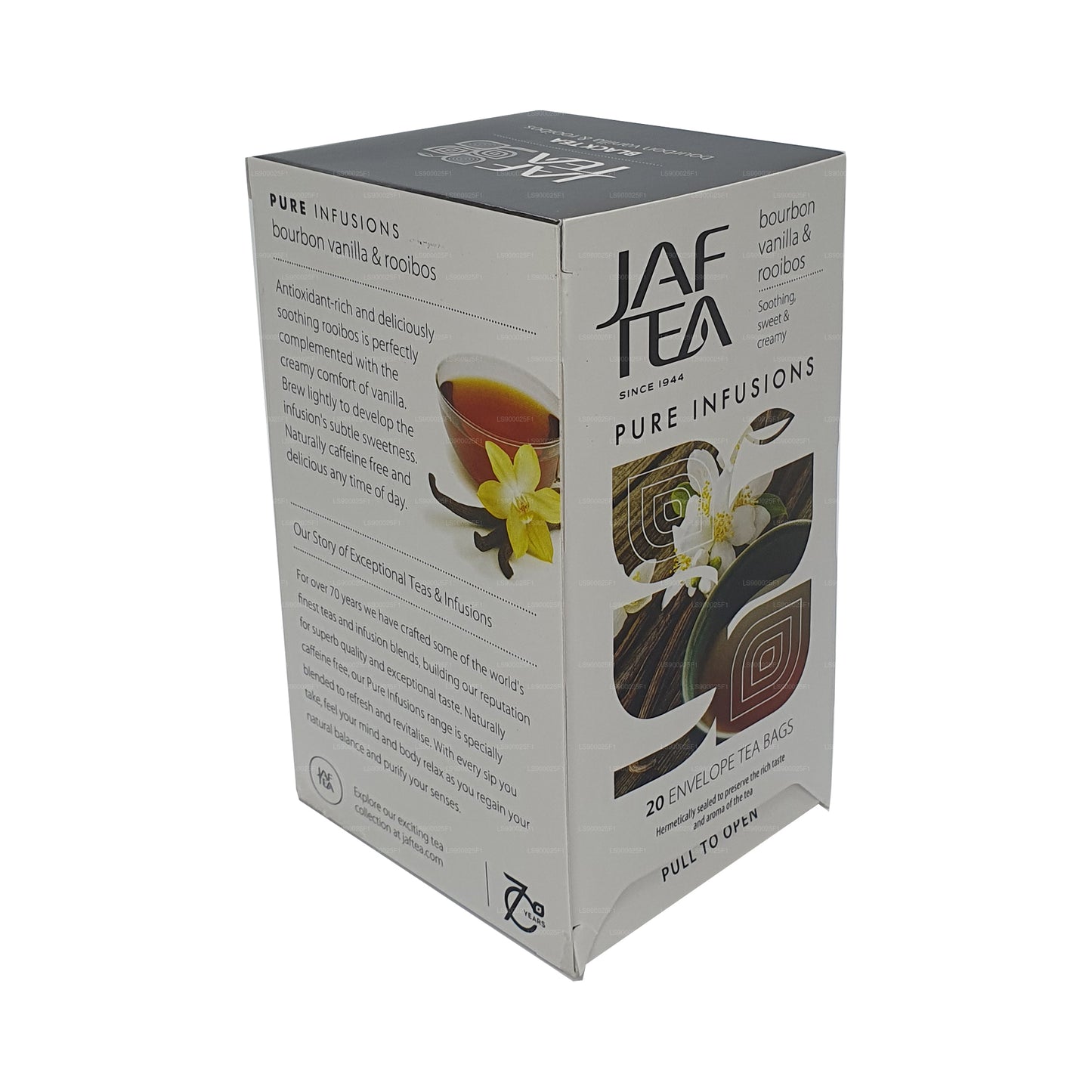 Jaf te ren infusioner samling Bourbon vanille Rooibos (30 g) 20 teposer