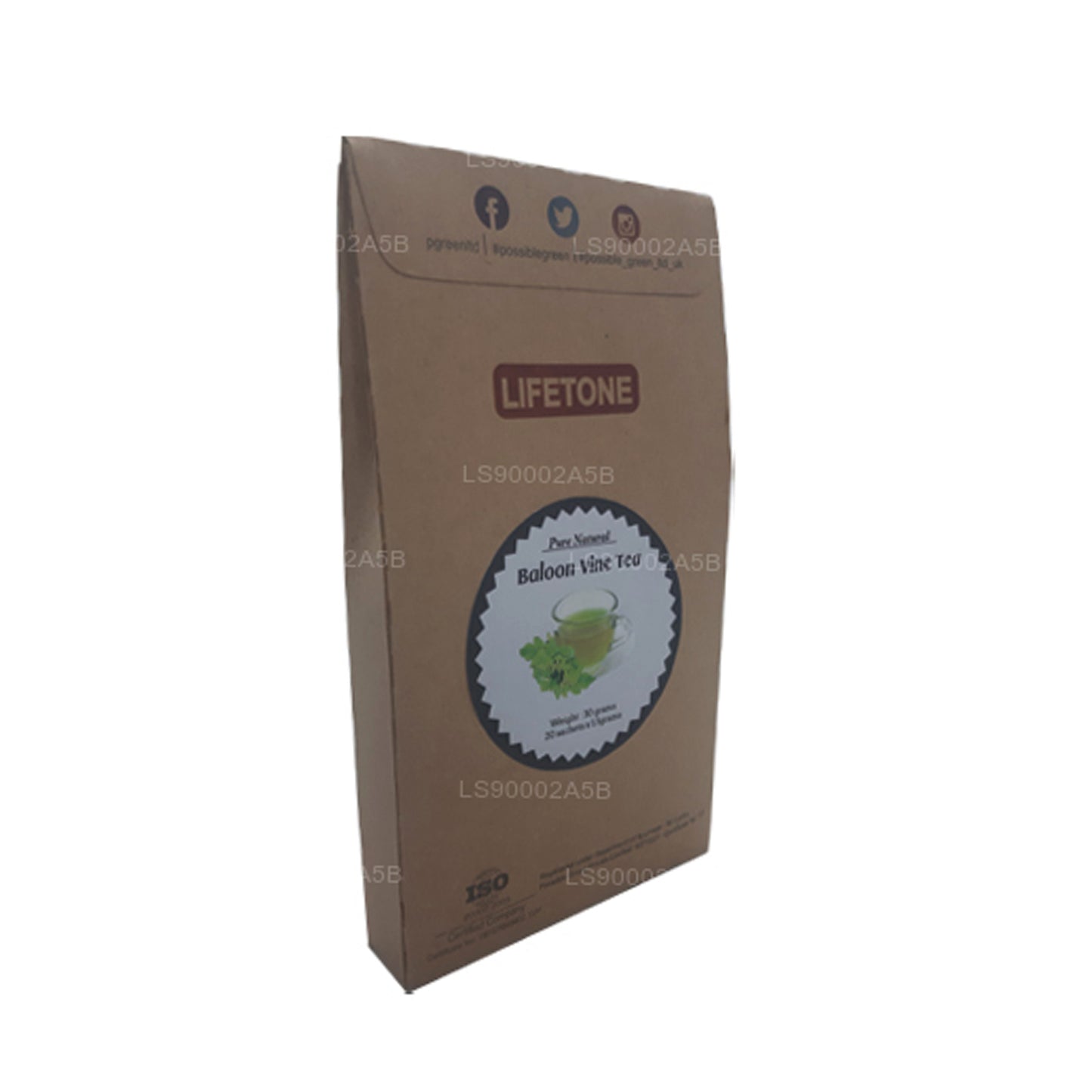 Lifetone Ballon Vine Te (30g) 20 Teposer