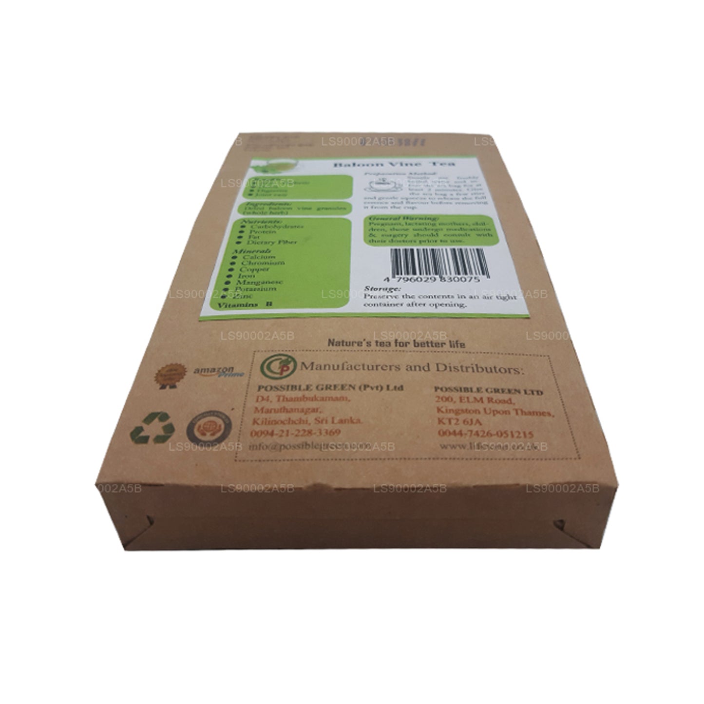 Lifetone Ballon Vine Te (30g) 20 Teposer