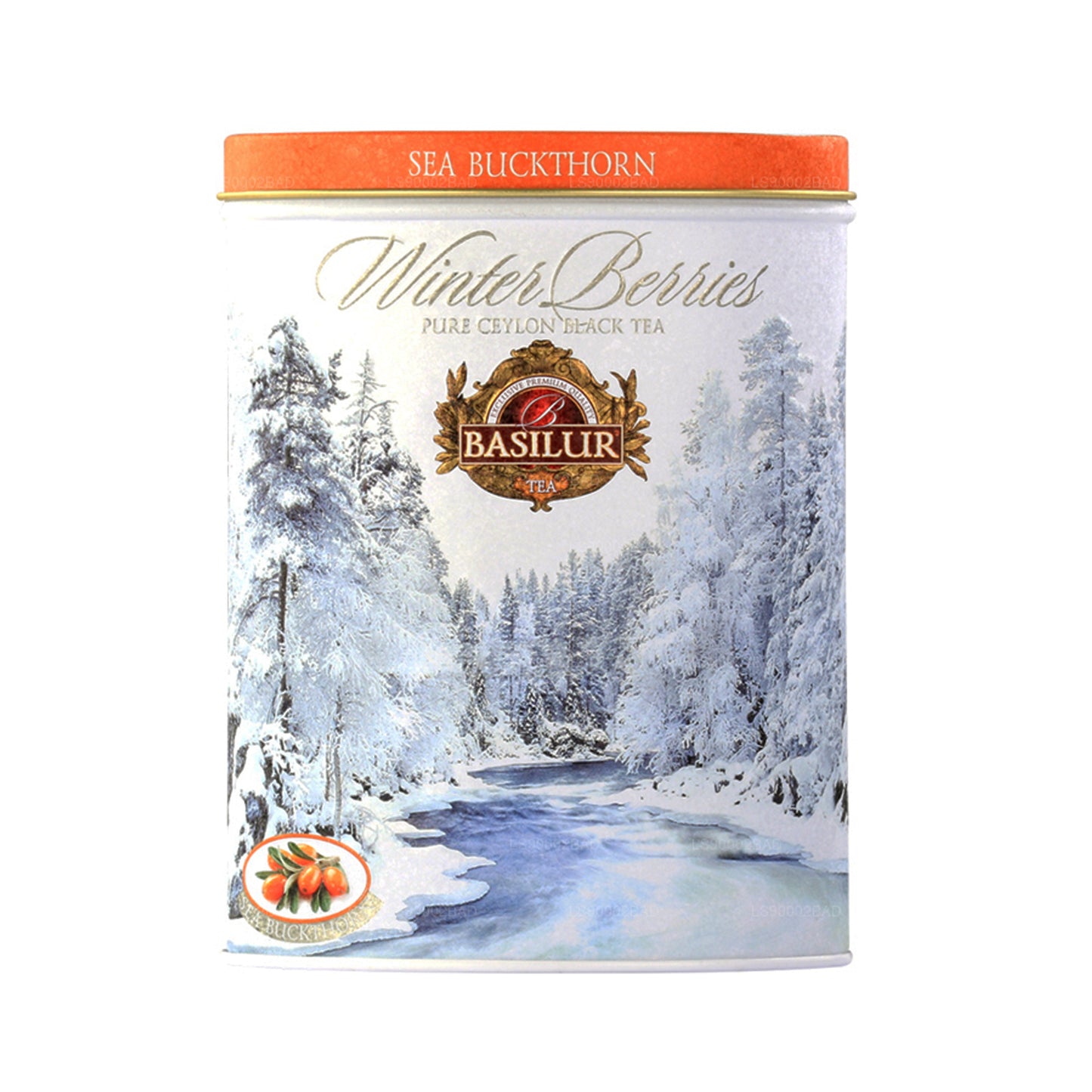 Basilur Vinter Bær „Havtorn“ (100 g) Tin