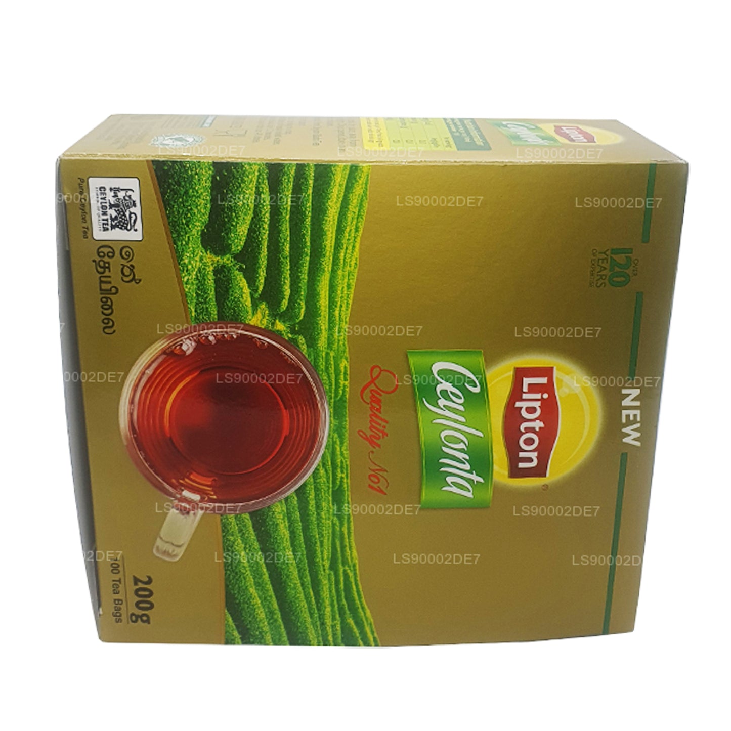 Lipton Ceylonta te (200 g) 100 teposer