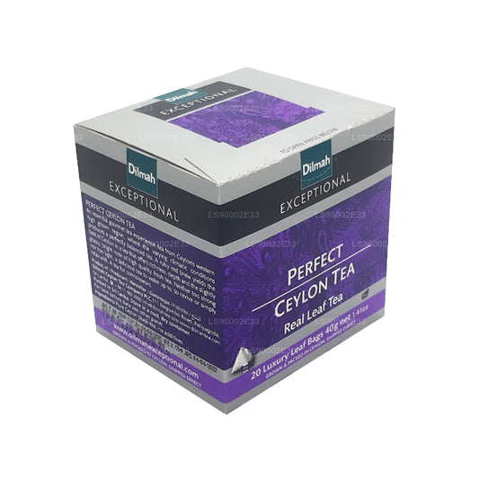 Dilmah Enestående Perfekt Ceylon Real Leaf Tea (40g) 20 Tag Tasker