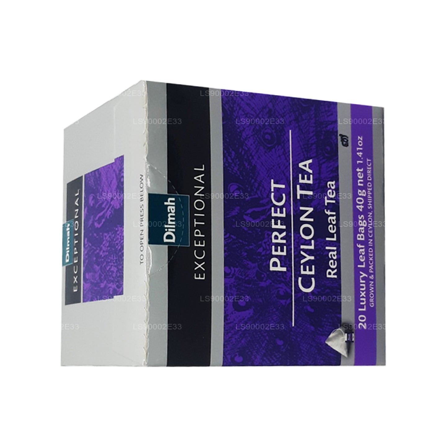 Dilmah Enestående Perfekt Ceylon Real Leaf Tea (40g) 20 Tag Tasker