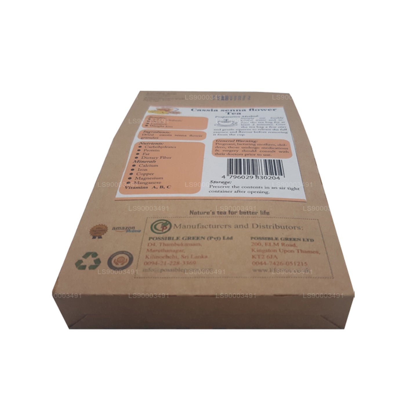 Lifetone Senna Blomst Te (30g)