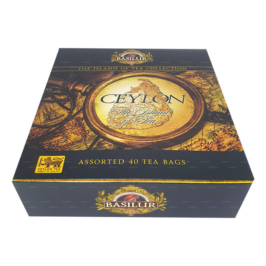 Basilur Island of Tea „Assorted Island of Tea“ 40 indhyllede teposer