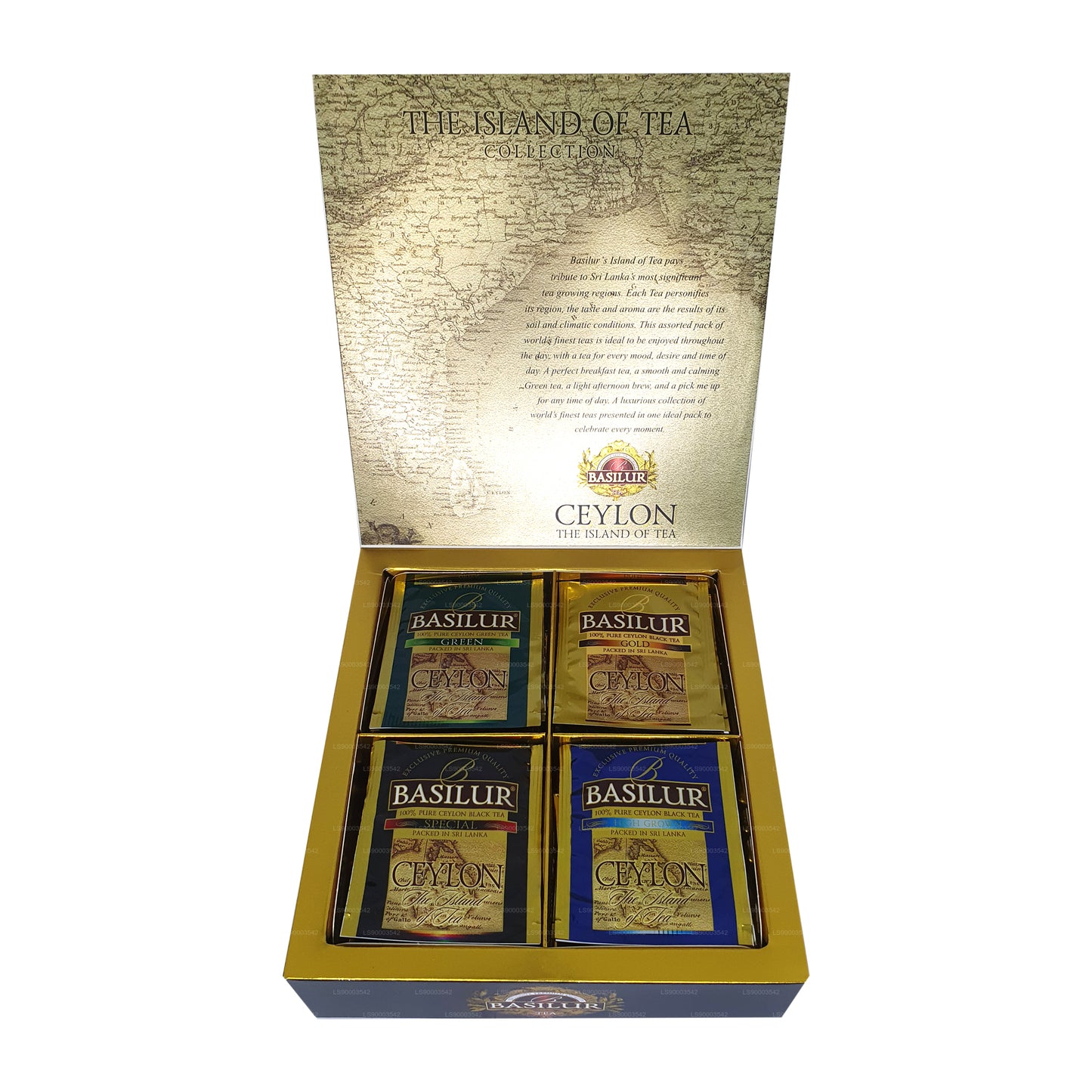 Basilur Island of Tea „Assorted Island of Tea“ 40 indhyllede teposer