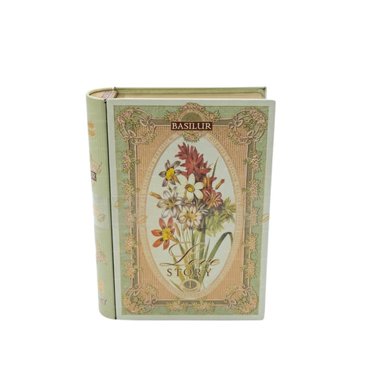 Basilur Tea Book „Kærlighedshistorie - bind I“ (100 g) Caddy