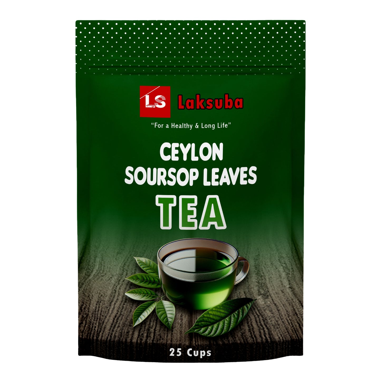Laksuba Ceylon Soursop blade te (37,5 g) 25 tebreve