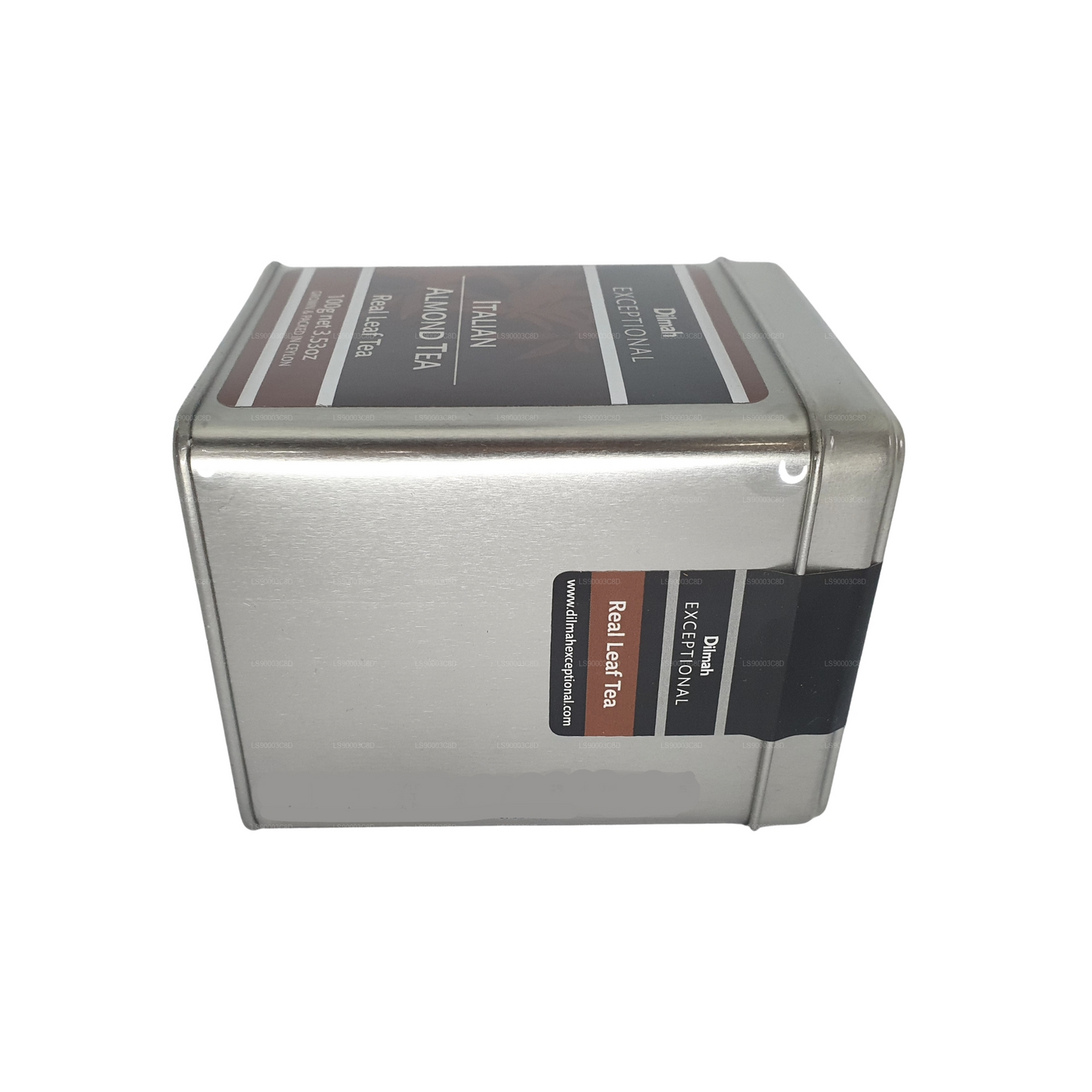 Dilmah Enestående italiensk mandel te (100 g) Tin Caddy