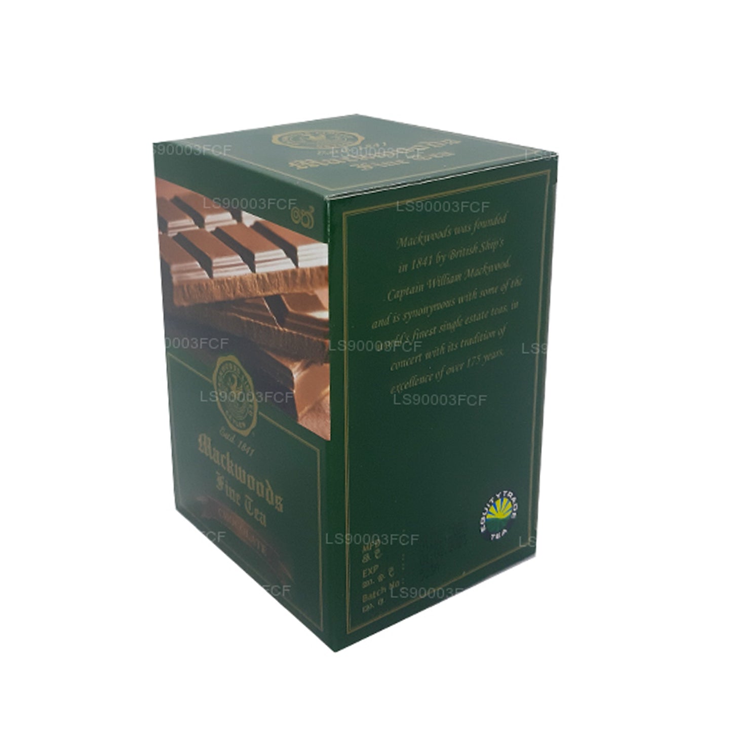 Mackwoods Single Estate Chokolade Aromatiseret Ceylon sort te (50g) 25 teposer