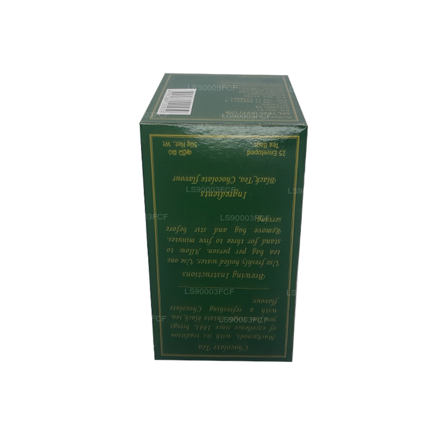 Mackwoods Single Estate Chokolade Aromatiseret Ceylon sort te (50g) 25 teposer