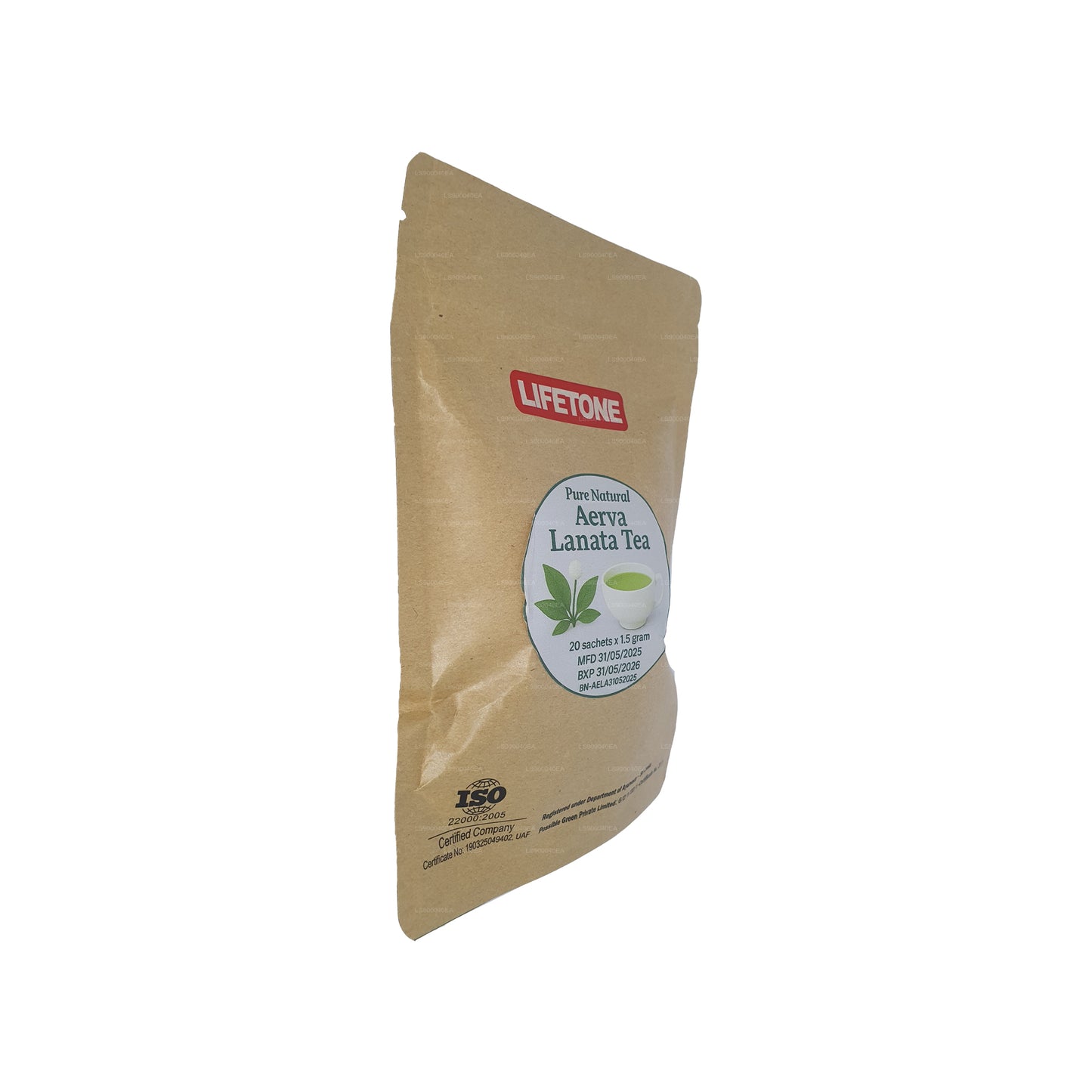 Lifetone (Polpala, Mountain Knotgrass) Aerva Lanata (30g) 20 teposer