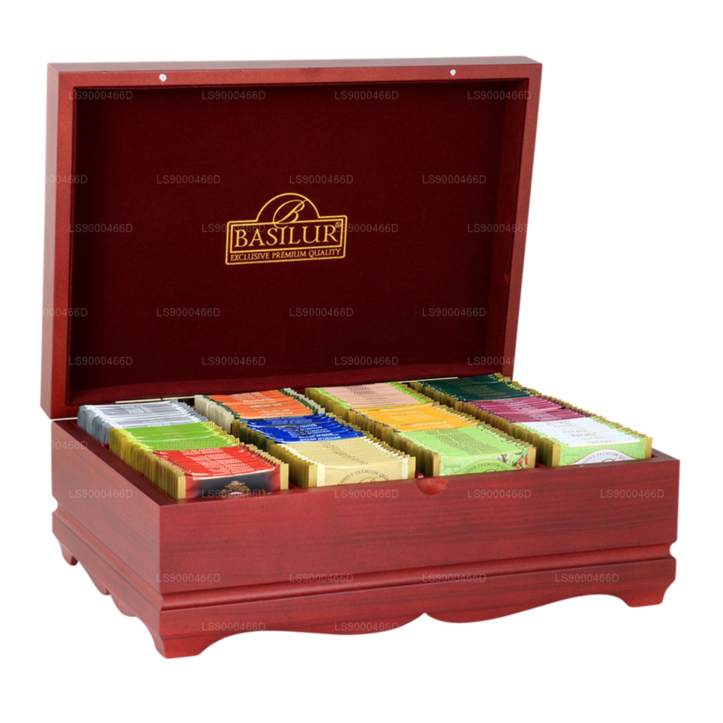 Basilur Executive Gifts assorterede træpræsentationssæt (235 g) 120 tebreve