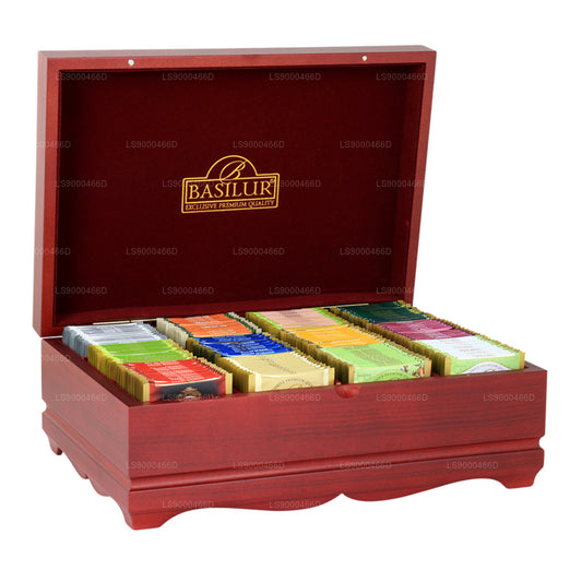Basilur Executive Gifts assorterede træpræsentationssæt (235 g) 120 tebreve