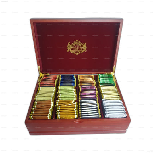 Basilur Executive Gifts assorterede træpræsentationssæt (235 g) 120 tebreve