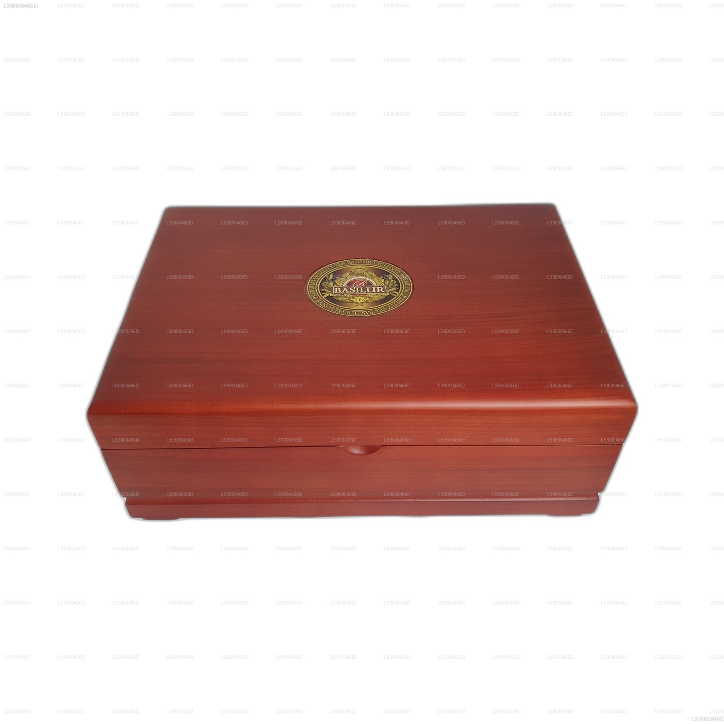 Basilur Executive Gifts assorterede træpræsentationssæt (235 g) 120 tebreve