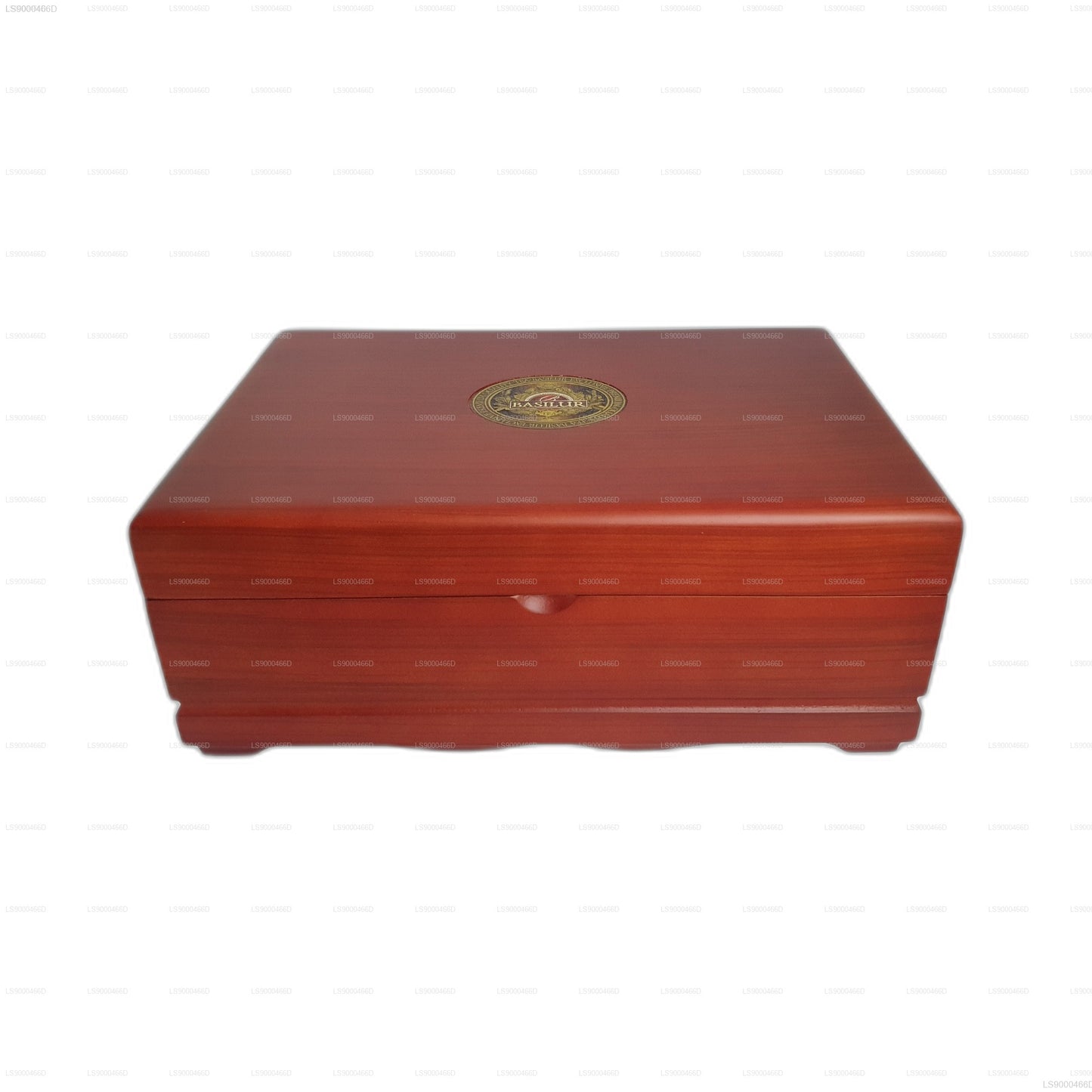 Basilur Executive Gifts assorterede træpræsentationssæt (235 g) 120 tebreve