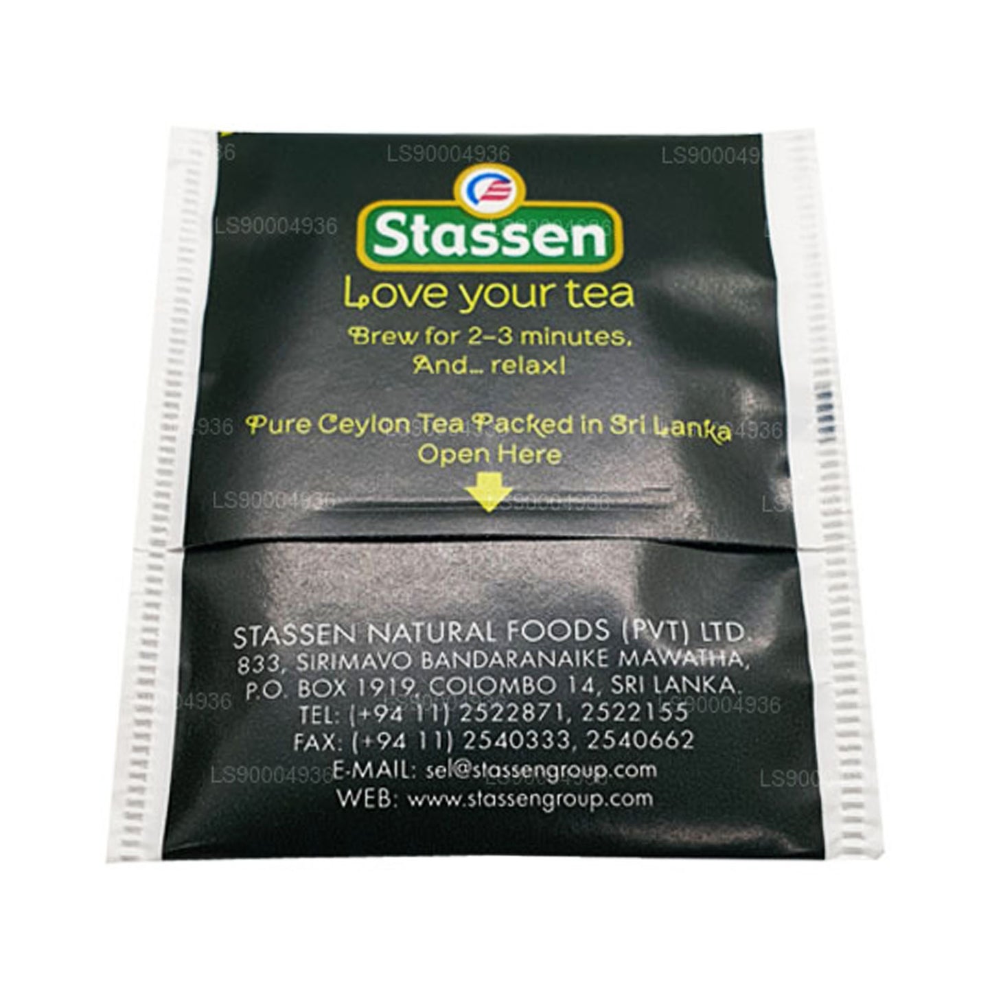 Stassen grøn økologisk te (50 g) 25 teposer